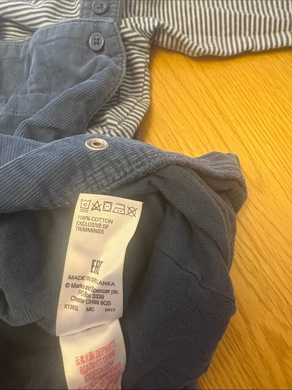 Perfect for Fall- Baby Overalls Trio with Long Sleeve Layered Styles 9-12 months